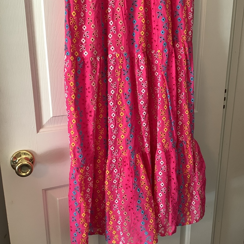 NWOT crown & ivy Pink and Orange Maxi Dress
worn once - Picture 6 of 7